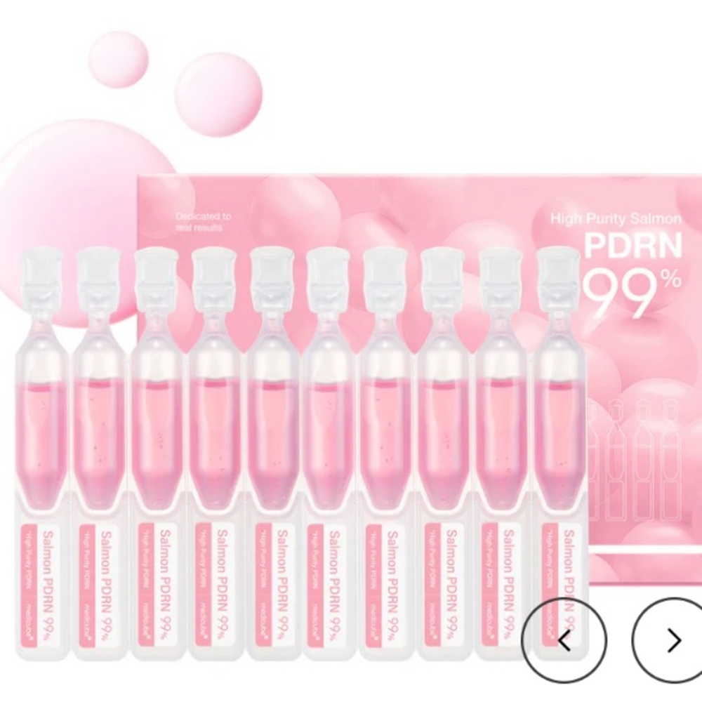 High Purity Salmon PDRN 99% Ampoules - Pink